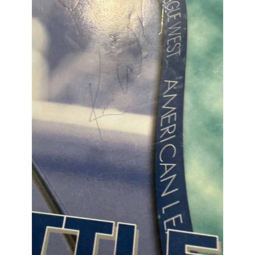 1996 spring training program Seattle Mariners Ken Griffey Jr Signed Autographed